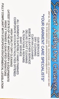 GREAT ASHBY DRY CLEANERS 1057636 Image 1